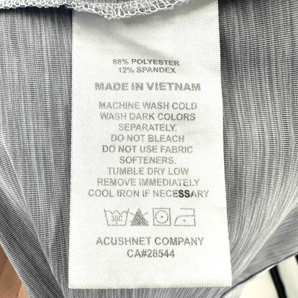 Footjoy Polo Shirt Mens L Lake Forest Country Club Golf Performance Stretch